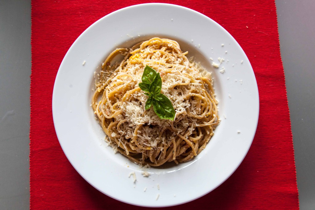 Špagety carbonara aneb lanýžovo oblíbené baby food